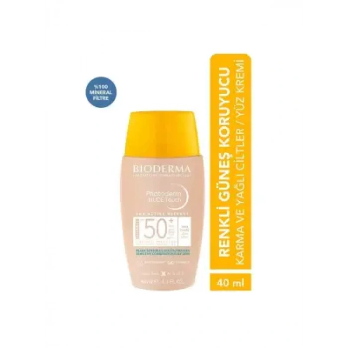 Bioderma Photoderm Nude Touch Very Light Spf 50+ Natural Renkli Güneş Koruyucu 40 ml