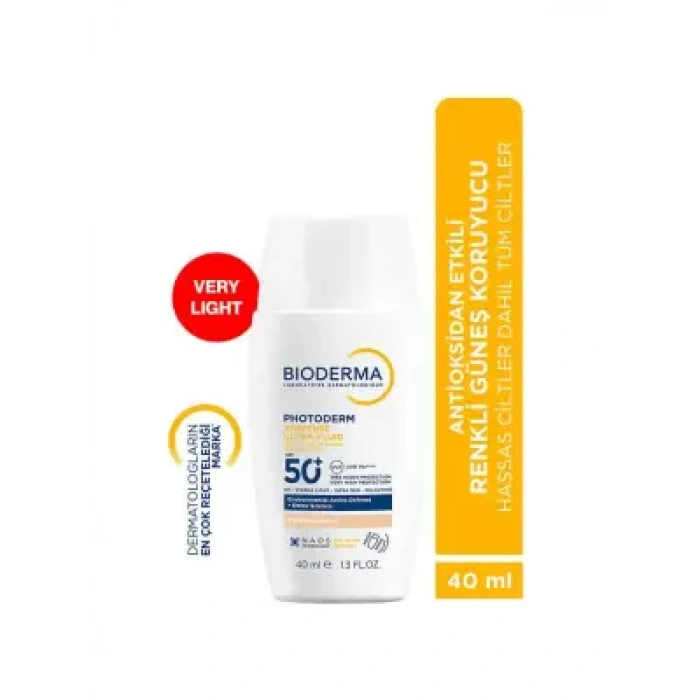 Bioderma Photoderm XDefense Ultra-Fluid SPF50+ 40 ml - Very Light