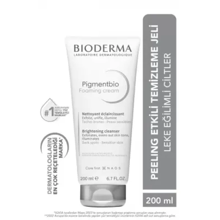 Bioderma Pigmentbio Foaming Cream Cleanser Temizleme jeli 200 ml