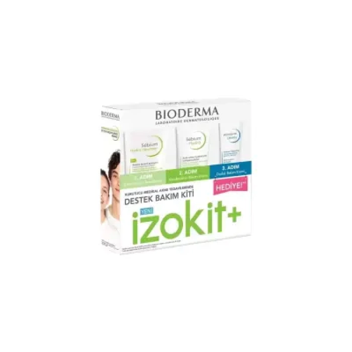 Bioderma Sebium İzokit+ Kurutucu Akne Tedavisine Destek Cilt Bakım Kiti