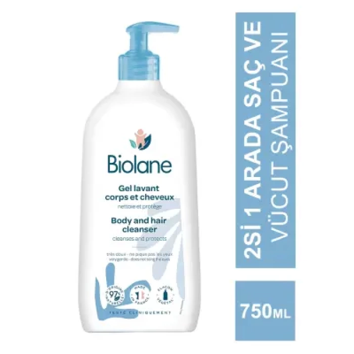 Biolane Body and Hair Cleanser - Saç ve Vücut Şampuanı - 750 ml