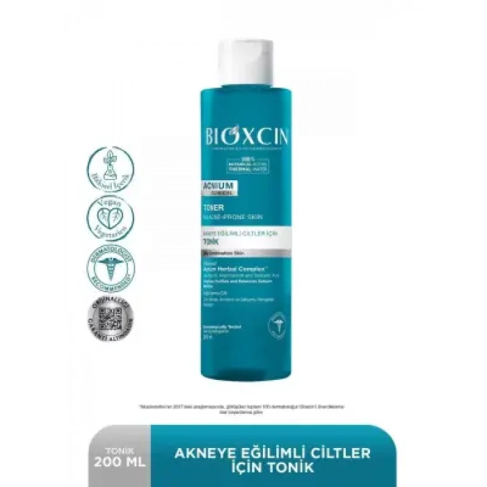 Bioxcin Acnium Akneye Eğilimli Ciltler İçin Tonik 200 ml