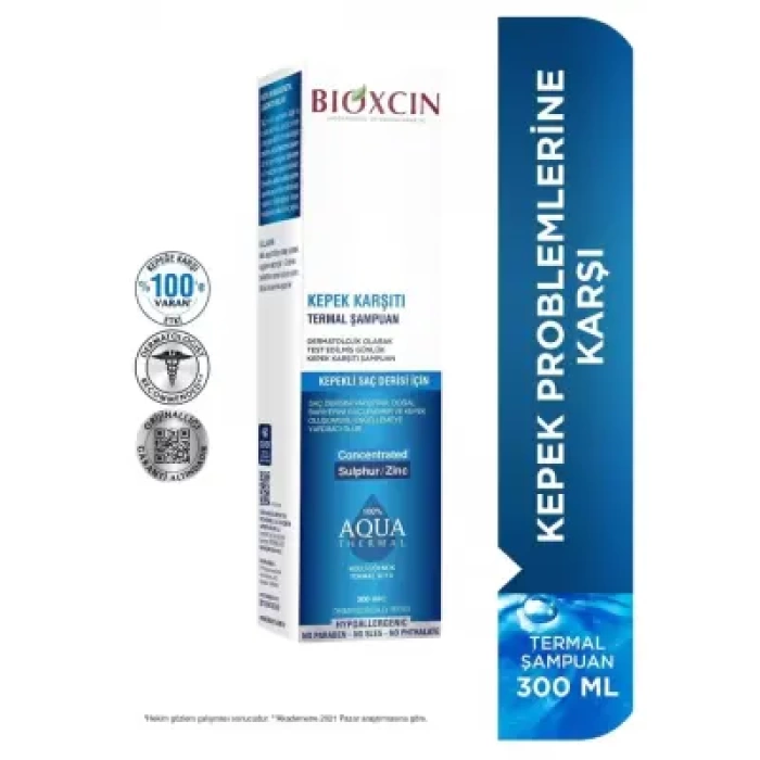 Bioxcin Aqua Thermal Şampuan Kepek Karşıtı 300 ml