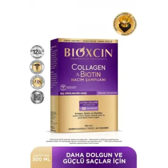 Bioxcin Collagen & Biotin Hacim Şampuanı 300 ml