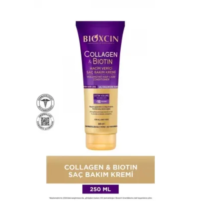 Bioxcin Collagen & Biotin Hacim Veren Saç Bakım Kremi 250ml
