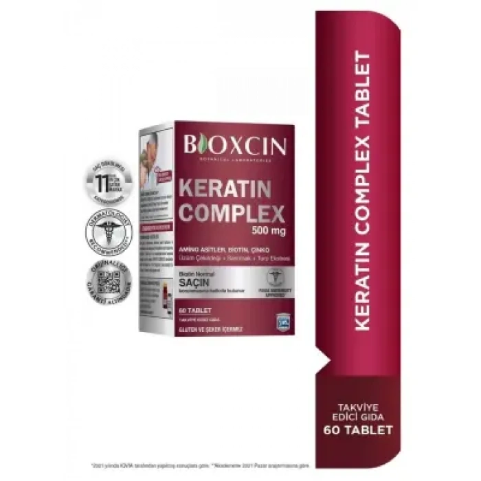 Bioxcin Forte Keratin Complex Tablet Takviye Edici Gıda 60 Tablet