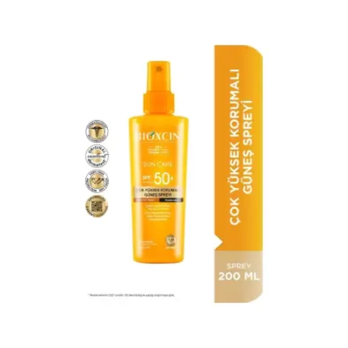 Bioxcin Sun Care Tüm Ciltler İçin Güneş Spreyi Spf 50+ 200 ml