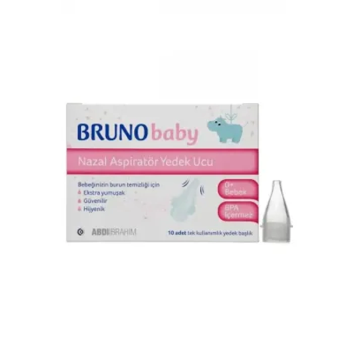 Bruno Baby Nazal Aspiratör Yedek Uç 10lu