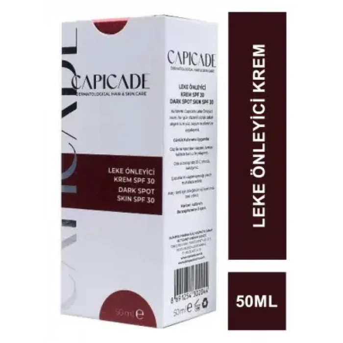 Capicade Leke Önleyici Krem Spf30 50 ml