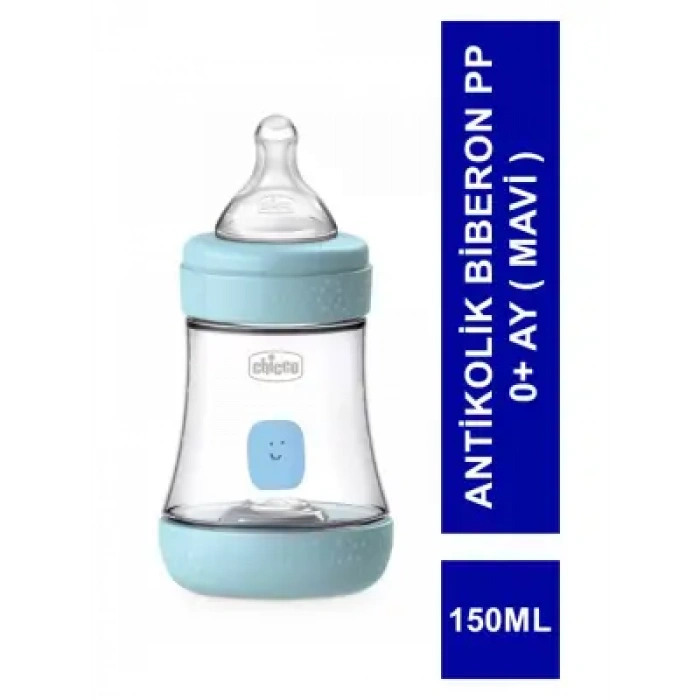Chicco P5 Antikolik Biberon PP 0+ Ay - Mavi - 150 ml