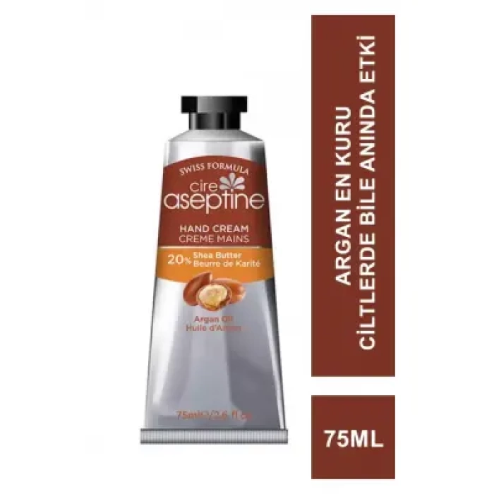 Cire Aseptine %20 Shea Butter El Kremi Argan 75 ml