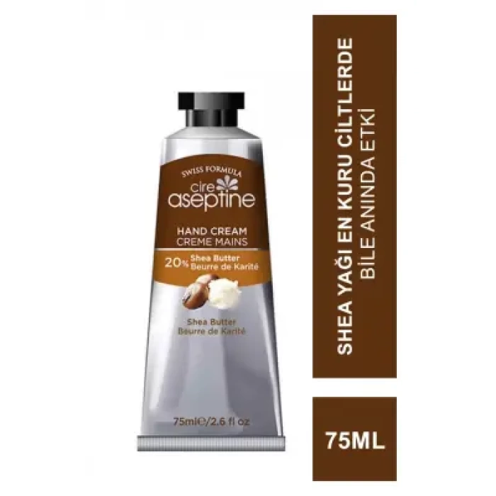 Cire Aseptine %20 Shea Butter Shea Butter El Kremi 75 ml