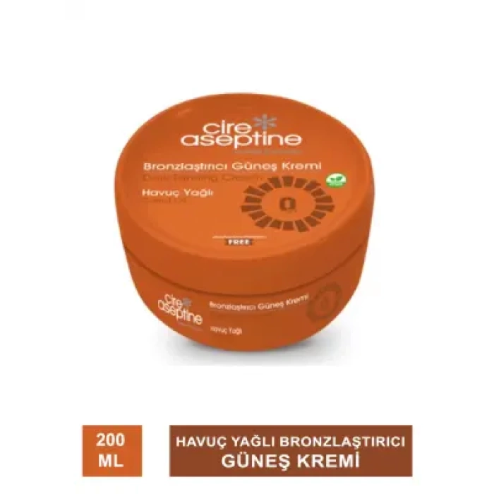 Cire Aseptine Havuç Yağlı Bronzlaştırıcı Güneş Kremi 200 ml