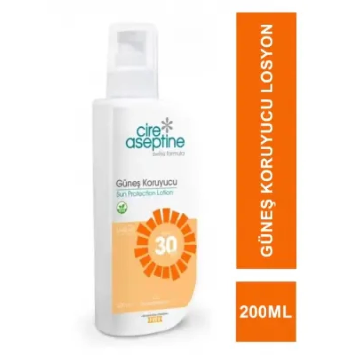 Cire Aseptine Sun Güneş Koruyucu Losyon Spf30+ 200 ml