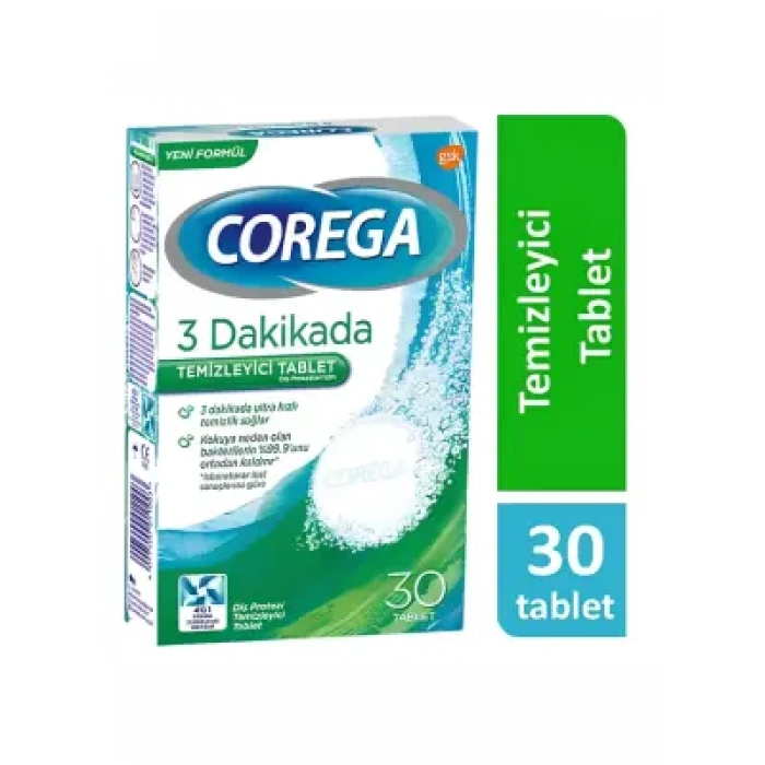 Corega Diş Protezi Temizleyici 30 Tablet
