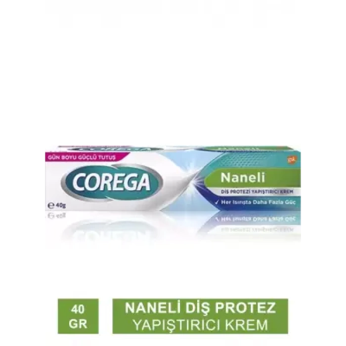 Corega Diş Protezi Yapıştırıcı Krem Naneli 40gr