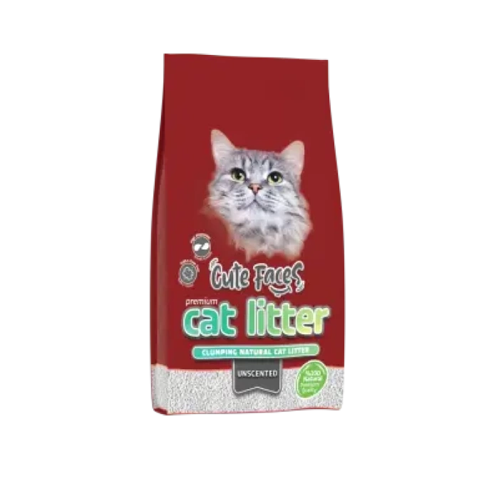 Cute Faces Kokusuz Topaklanan İnce Taneli Kedi Kumu 10L.
