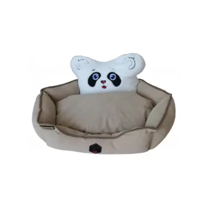 Daisy Panda Başlıklı Minderli Yatak