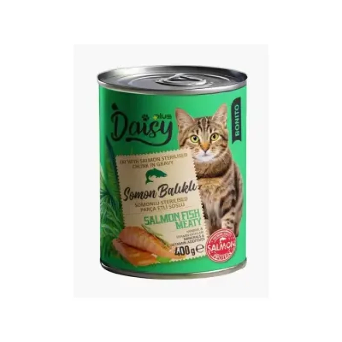 Daisy Plus Bonito Steril Somonlu Kedi Konservesi 400 Gr