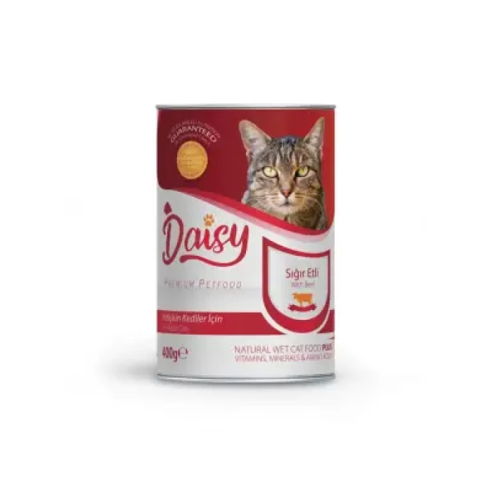 Daisy Premium Pet Biftekli Kedi Konservesi 400 Gr