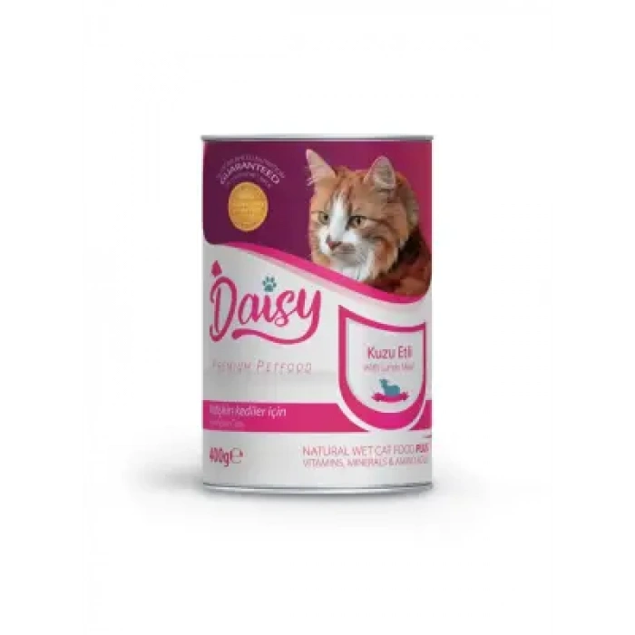 Daisy Premium Pet Kuzu Etli Kedi Konservesi 400 Gr