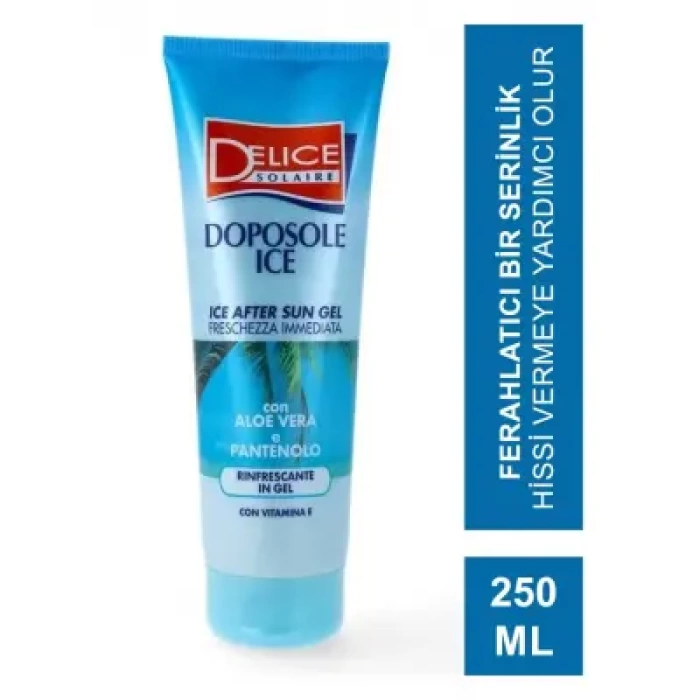 Delice Solaire Buz Jeli - Güneş Sonrası Hızlı Serinlik & Rahatlama - 250 ml