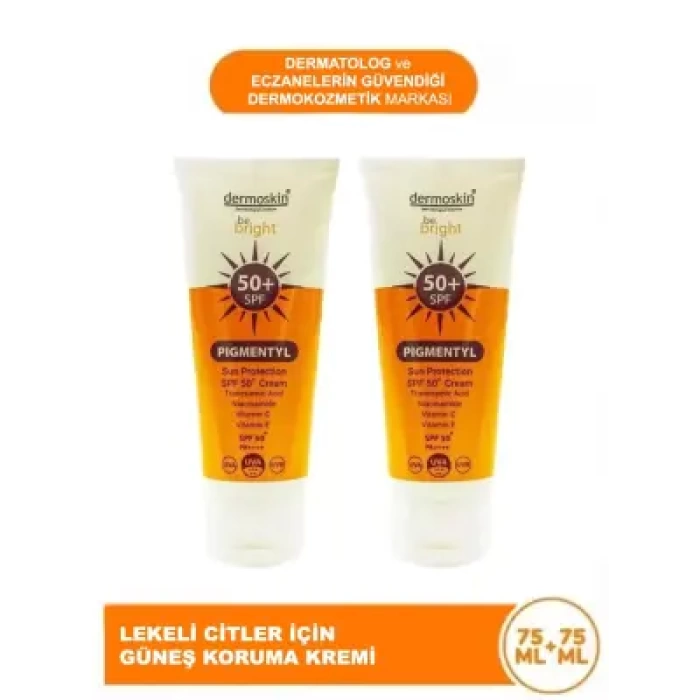 Dermoskin Be Bright Pigmentyl Sun Protection SPF 50+ Cream 2li