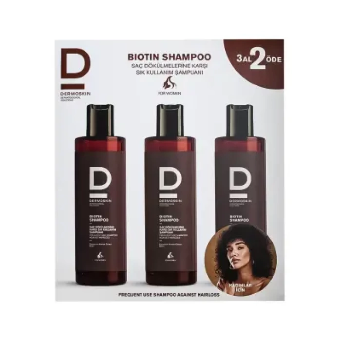 Dermoskin Biotin Şampuan Kadın 200 ml 3 Al 2 Öde
