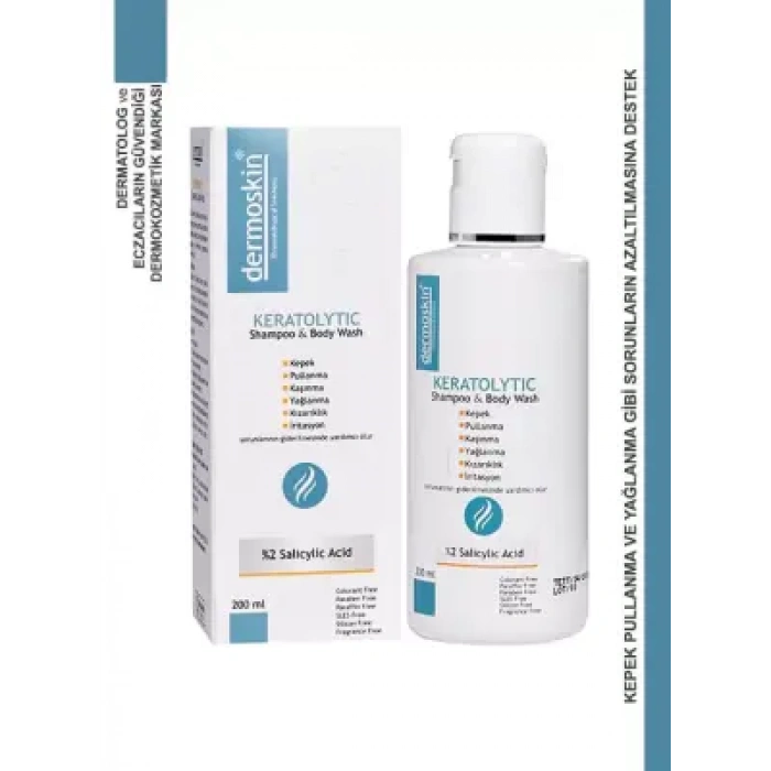 Dermoskin Keratolytic Şampuan/Body Wash 200 ml