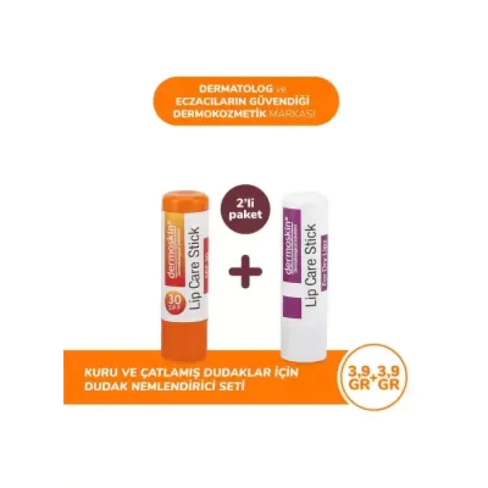 Dermoskin Lip Care Stick Spf30+ 2li Kofre