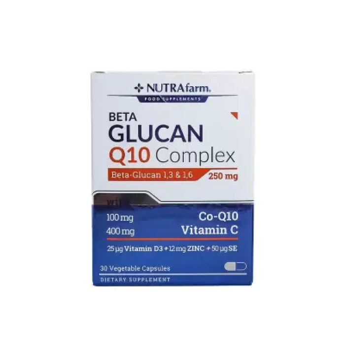 Dermoskin NutraFarm Beta Glukan Q10 Complex 250mg 30 Kapsül