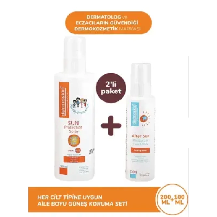 Dermoskin Sun Aile Boyu Güneş Koruyucu Set