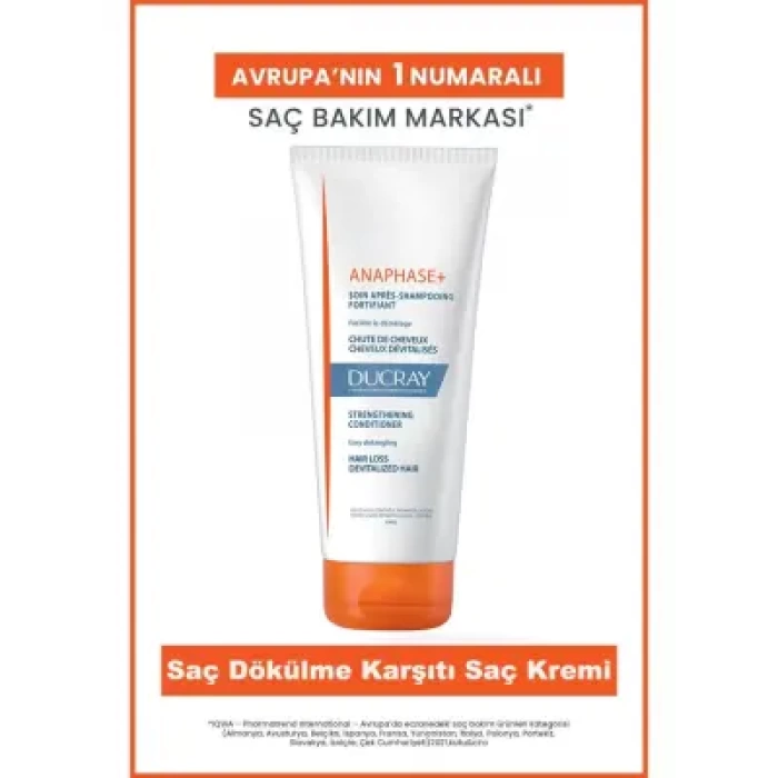 Ducray Anaphase+ Conditioner Saç Dökülmesi Karşıtı Saç Kremi 200ml