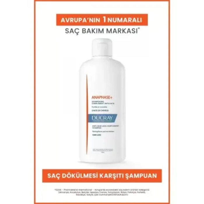 Ducray Anaphase+ Saç Dökülmesi Karşıtı Şampuan 400ml
