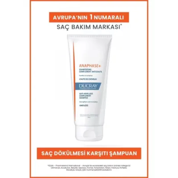 Ducray Anaphase+ Shampoo Saç Dökülmesi Karşıtı Şampuan 200ml