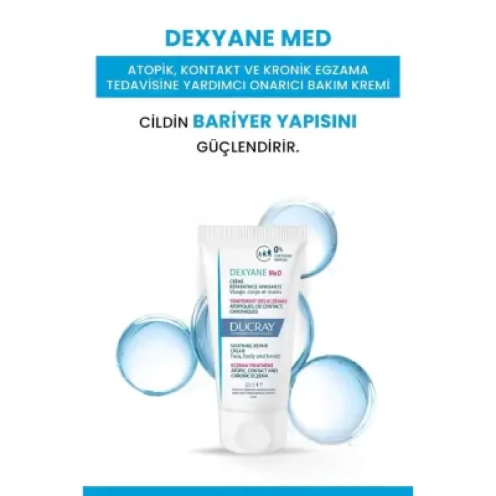 Ducray Dexyane MeD Atopik, Kontakt ve Kronik Egzama Tedavisine Yardımcı Onarıcı Bakım Kremi 30ml