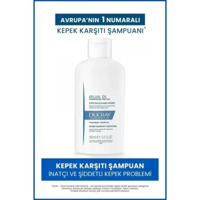 Ducray Kelual DS İnatçı ve Şiddetli Kepek Karşıtı Şampuan 100 ml
