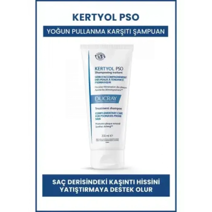 Ducray Kertyol PSO Yoğun Pullanma Karşıtı Şampuan 200ml