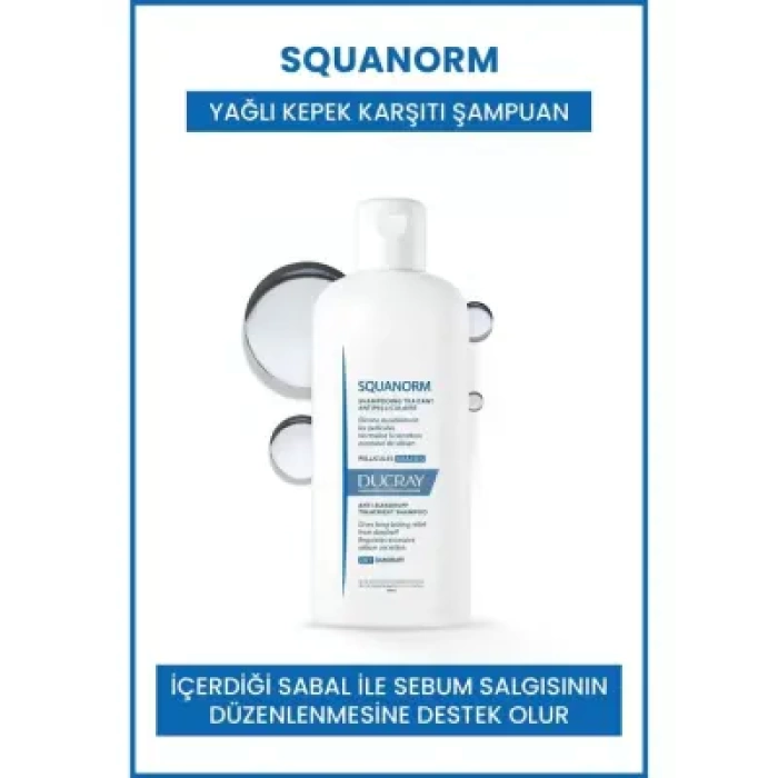 Ducray Squanorm Yağlı Kepek Karşıtı Şampuan 200ml
