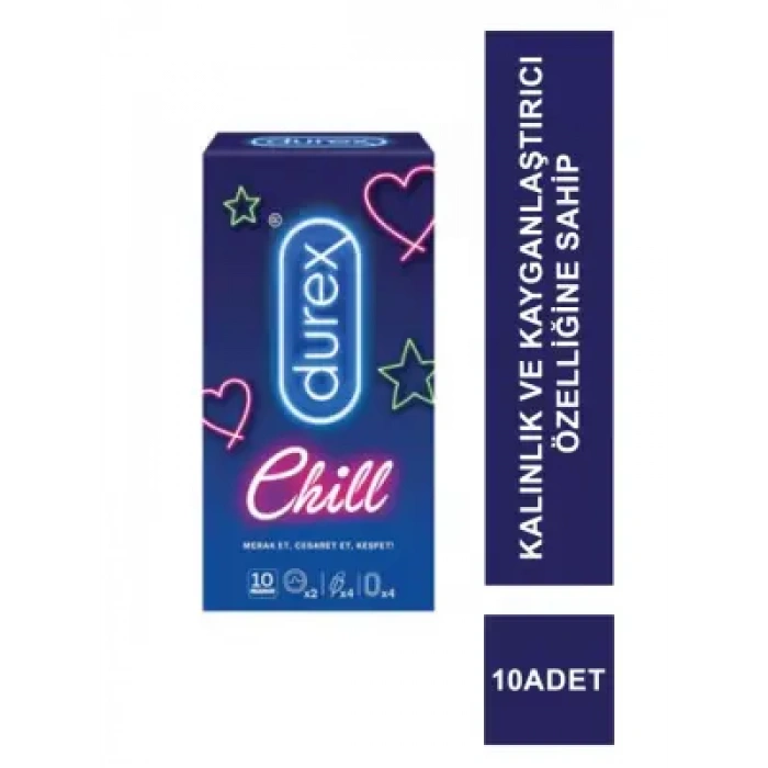 Durex Chill Prezervatif 10 Adet