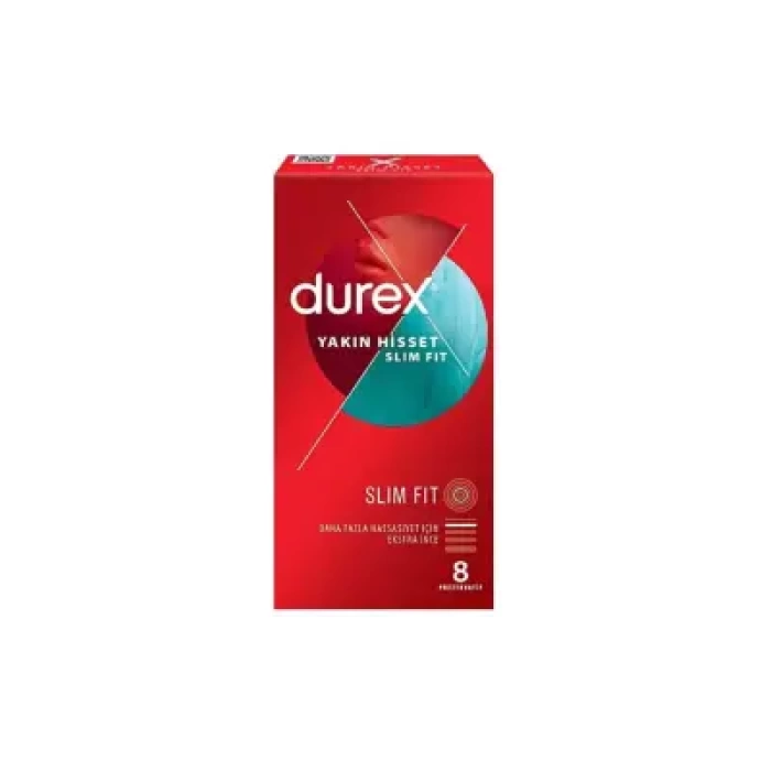 Durex Yakın Hisset Skin Fit 8 Adet Prezervatif