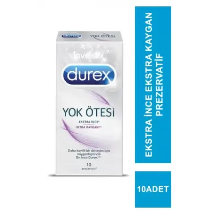 Durex Yok Ötesi Ekstra İnce Ultra Kaygan 10lu Prezervatif