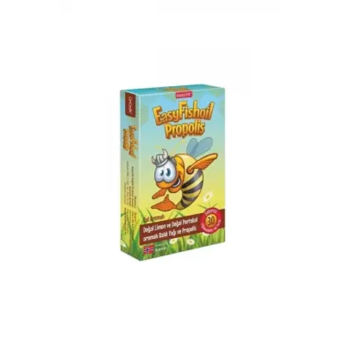 EasyFishoil Propolis Çiğnenebilir 30 Jel Tablet