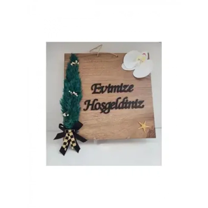Ebruli Sanat Tasarım  Evimize Hoşgeldiniz  Kapı Süsü