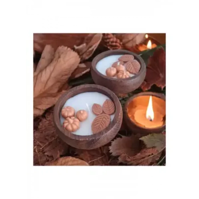 Ebruli Sanat Tasarım Hallowen Temalı Özel Tasarım Soya Wax Mum