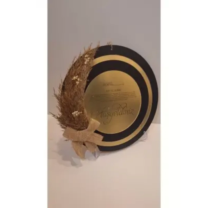 Ebruli Sanat Tasarım Hoşgeldiniz Kapı Süsü