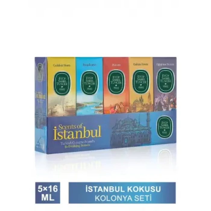 Eyüp Sabri Tuncer 5li 16 ml Kolonya - Scents of İstanbul