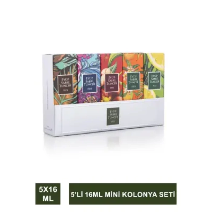 Eyüp Sabri Tuncer 5li 16 ml Kolonya Set-1
