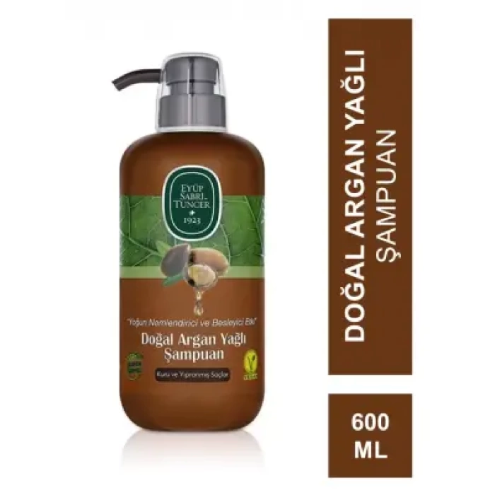 Eyüp Sabri Tuncer Doğal Argan Yağlı Şampuan 600 ml