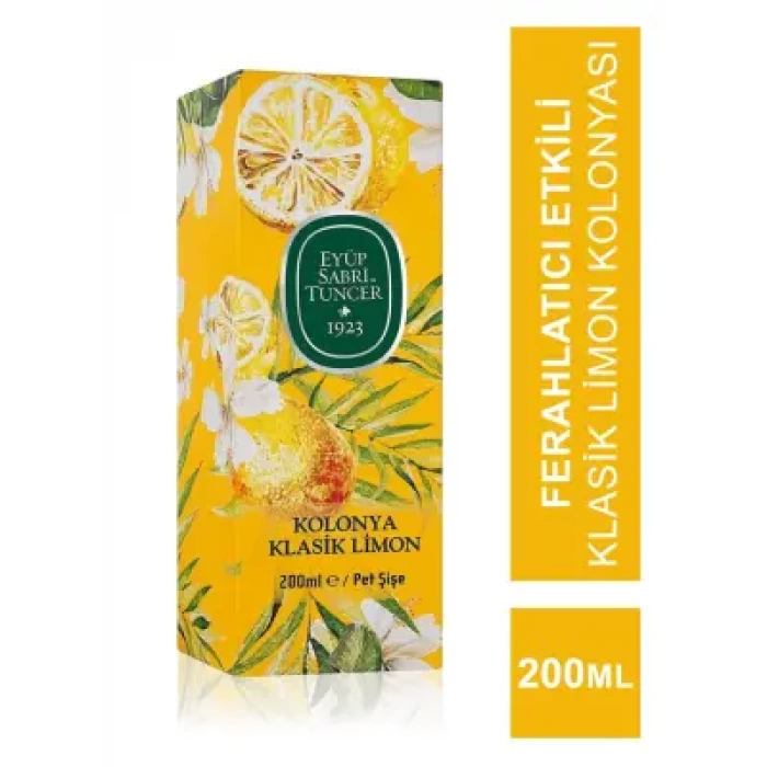 Eyüp Sabri Tuncer Klasik Limon Kolonyası 200 ml Pet Şişe